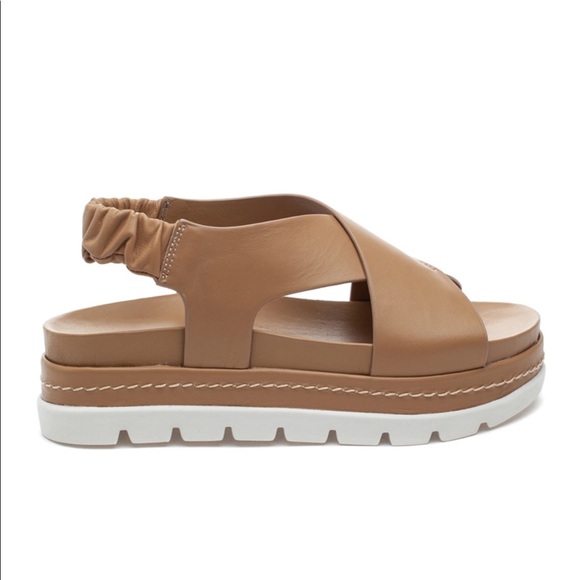 J/SLIDES Shoes - J/SLIDES RESA Nude Leather Sandal